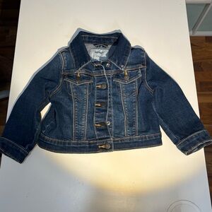 Old Navy Dark Blue Kids Jean Jacket 18-24 M
